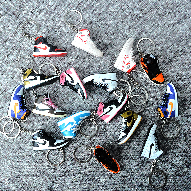  Mini High Quality Sport Nike Keyring Pendants Promotional Gifts 3D Sneaker Shoes Keychain