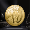 Wholesale Custom Logo 2022 Qatar World Cup Peripheral Series Collectibles Mascot 3D Embossed Metal Soccer Cup Commemorative Coins Challenge Coin