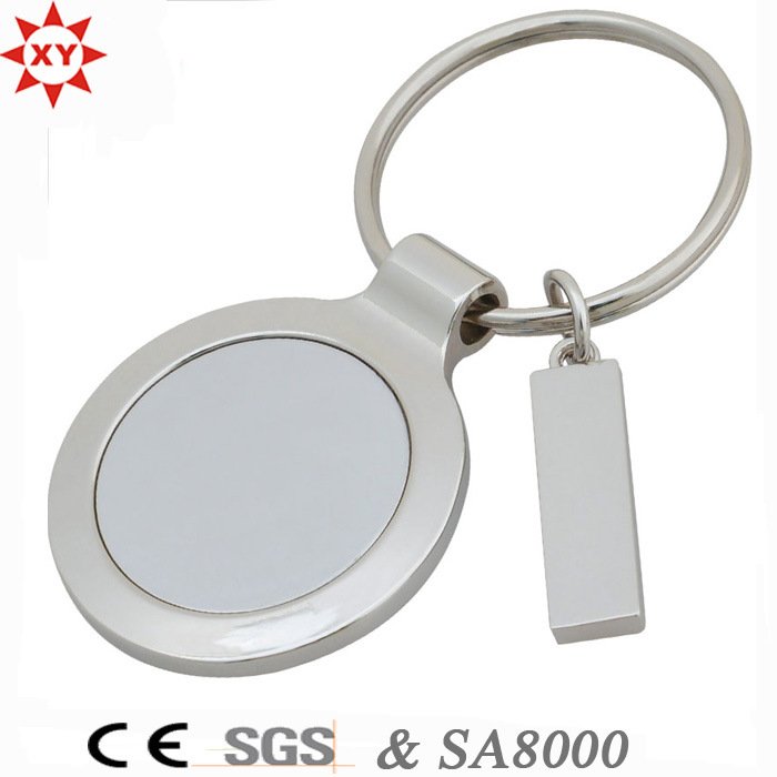 Promotion Heart Shape Custom Blank Metal Keychain