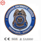Free Sampl Zinc Alloy 3D Metal Coin with Badge Police Logo