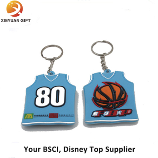3D New Design Basketball T Shirt Keychain