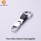 Retractable Leather Keychain