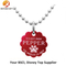 Jewelry Personalized Dog Tag Red Silver Pets Tag Pendants