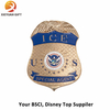 Die-Casting Zinc Alloy Us Gold Badge Souvenir Supplier
