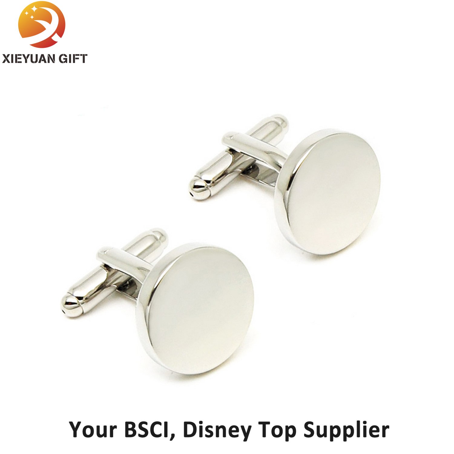 Soft Enamel Process Stainless Steel Cufflink for Gifts