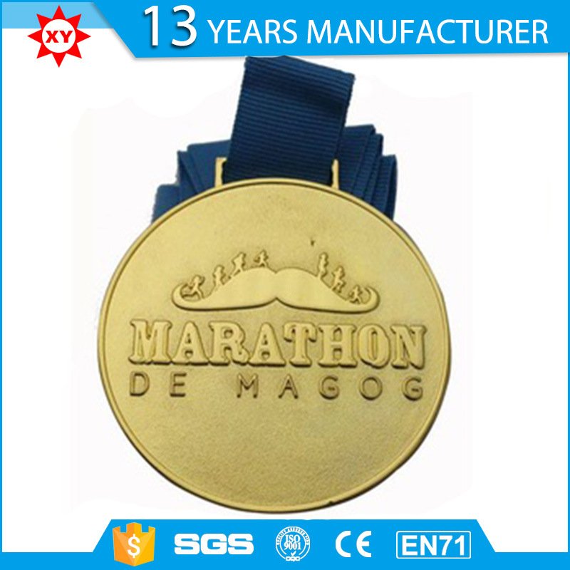 2014 Brazil Gold World Cup Medal with Ribbon