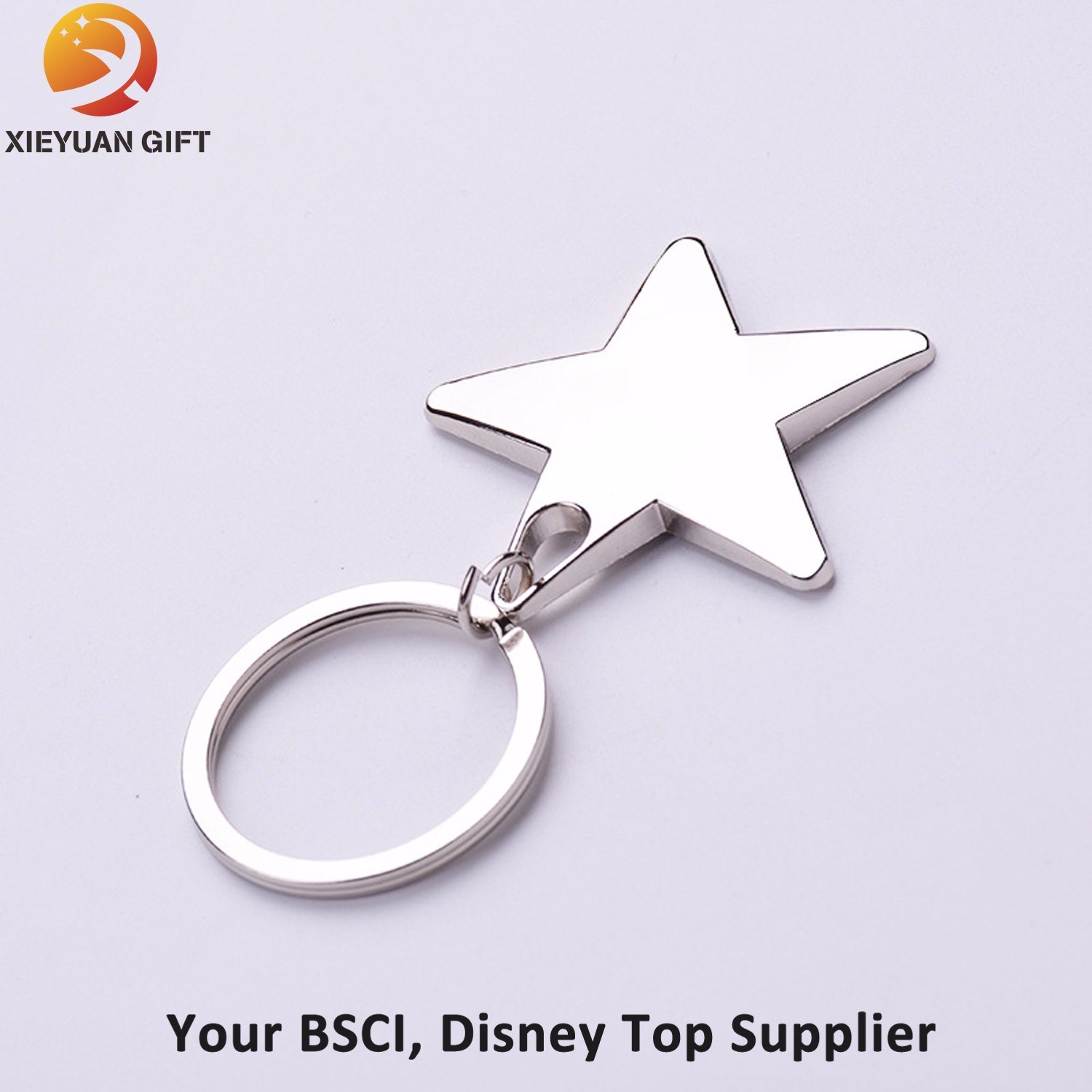 Custom Star Blank Metal Keychain