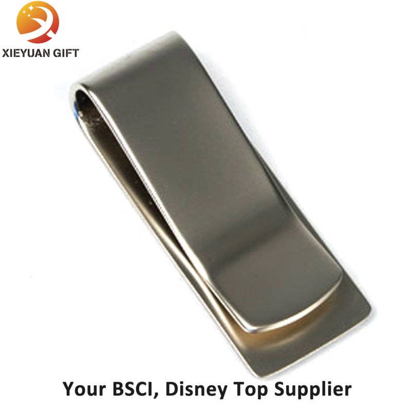 Wholesale Cheap Zinc Alloy Casting Nickel Money Clips with Customized