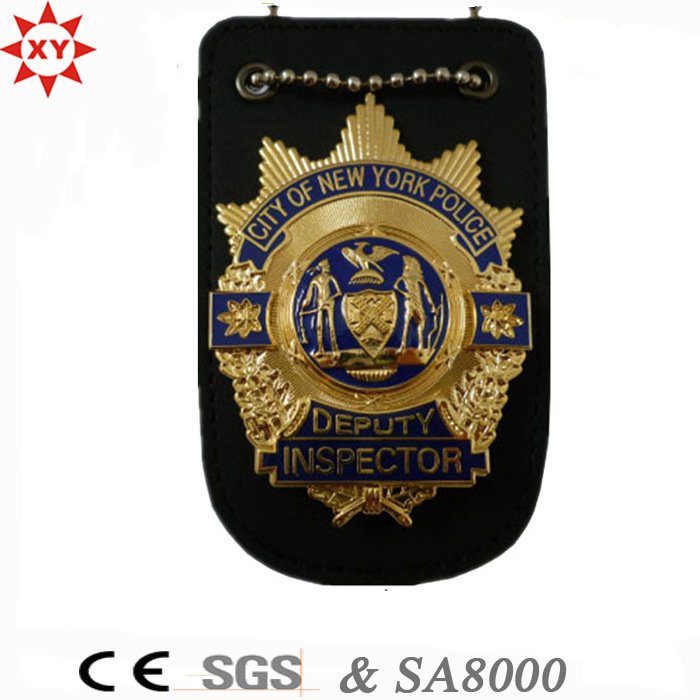 Promotion Gifts Eagle Metal Police Badges with Safe Pin