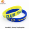 Embossed Wristband Customize Silicone Bracelet 3D Gold Supplier