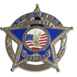 Five Star Police Badge