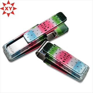 Metal Material Colorful Money Clip for Sale (XYmxl121001)