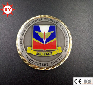 Custom Challenge Coin with Gold Plated