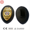 Custom Leather and Metal Police Badge for Us