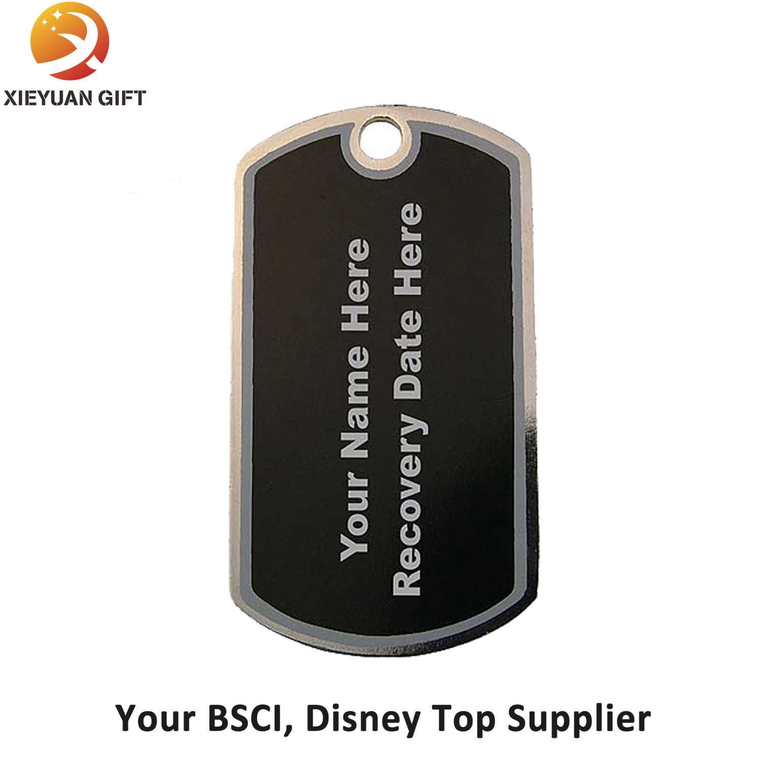 China Supply Metal Dog Tags Wholesale with Chain