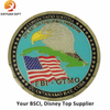 Free Sample Metal Coin with Eagle