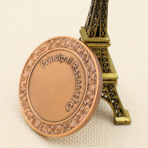 Custom High Quality Cheap Ancient Copper Double Plating Challenge COINS