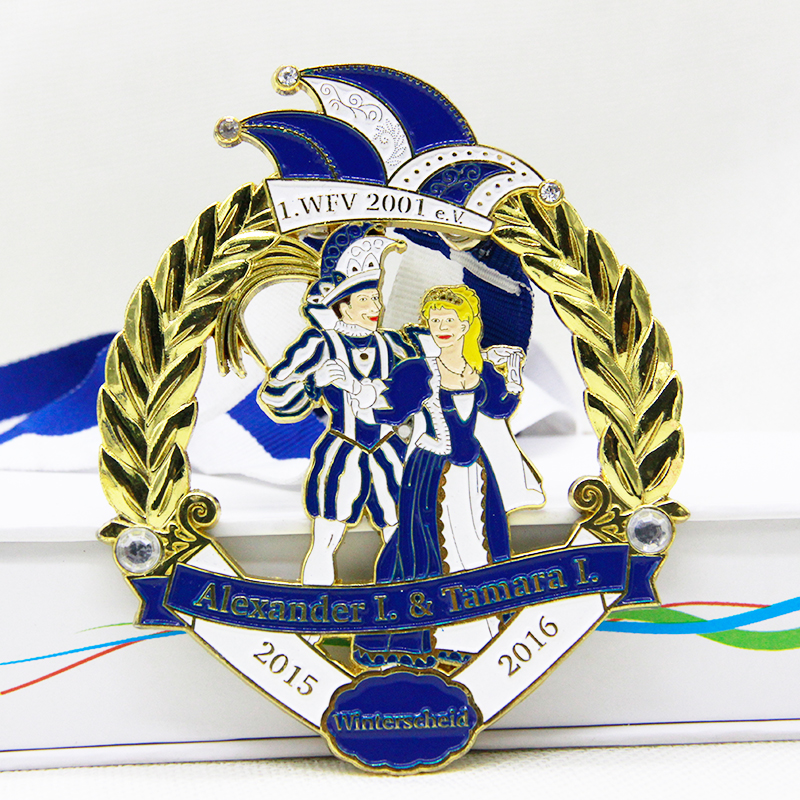 Factory Custom zinc alloy Running Medals Supplier Wholesale Round Shape Sports Medal