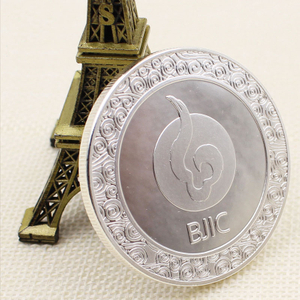 Design your own logo custom High quality cheapsilver The die casting COINS