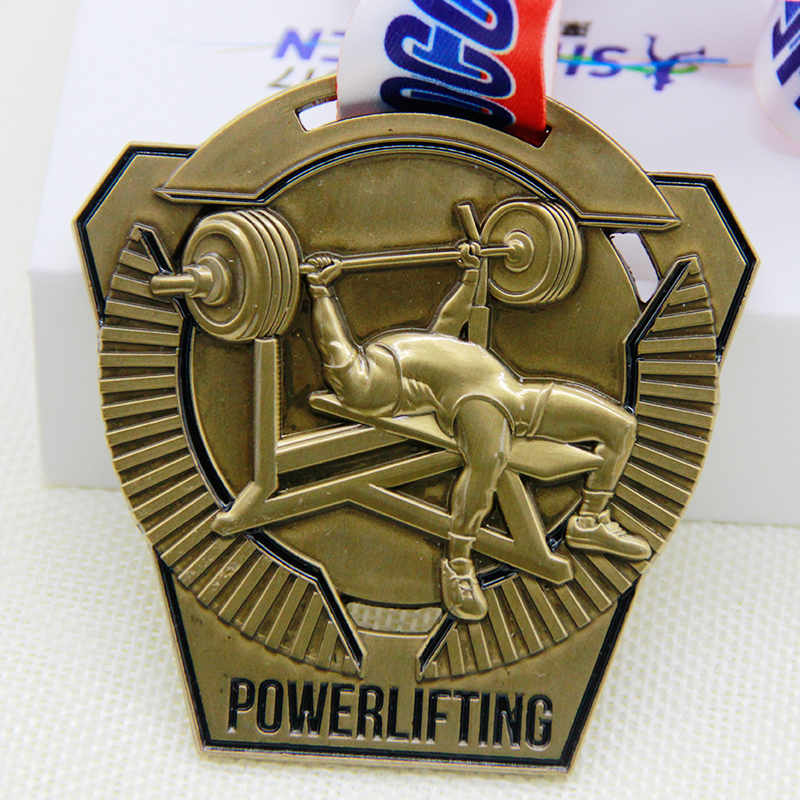 Factory Custom Fast Delivery Sticker Running Medals Supplier Wholesale Round Shape Sports Medal